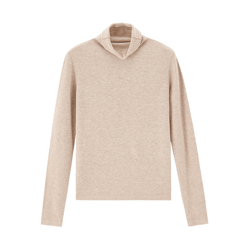 INMAN Winter Arrivals Inner High Neck Basic Long Sleeve Thin Pure Color Slim Bottomed Women's Sweater 201224