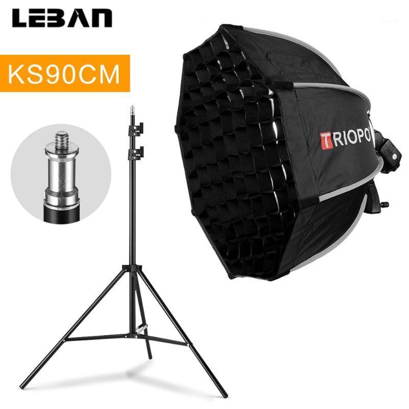 TRIOPO 90cm Foldable Octagon Softbox Bracket Mount Softbox Handle + 2m Light Stand + Honeycomb Grid for Godox Speedlite Flash1
TRIOPO 90cm Foldable Octagon Softbox Bracket Mount Softbox Handle + 2m Light Stand + Honeycomb Grid for Godox Speedlite Flash1
