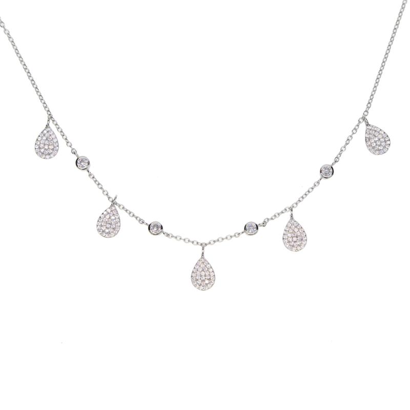 Mulity Water droplets cz fashionable charm choker 925 sterling silver cz station lady necklace joker woman gift necklace
Mulity Water droplets cz fashionable charm choker 925 sterling silver cz station lady necklace joker woman gift necklace