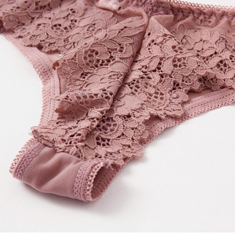 See Through Panty for Ladies Lace Panties Low Waist Floral Transparent Briefs Women Sexy M-2XL Woman Underwears PM5185