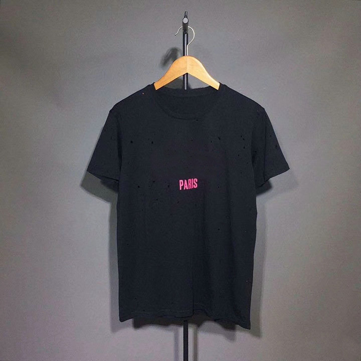 new Luxury Europe Paris small Broken Holes print t shirt Two layer fabric Tshirt Men Women big letter Print T Shirt Designer tshirts, White;black
new Luxury Europe Paris small Broken Holes print t shirt Two layer fabric Tshirt Men Women big letter Print T Shirt Designer tshirts, White;black