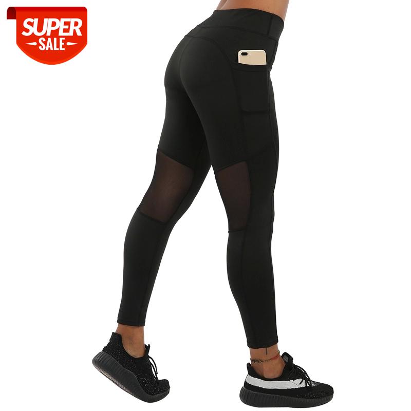 NORMOV Workout Women Leggings Solid High Waist Elastic Push Up Mesh Patchwork With Pocket Polyester Fitness Leggings Female #e68Z, Black;white
NORMOV Workout Women Leggings Solid High Waist Elastic Push Up Mesh Patchwork With Pocket Polyester Fitness Leggings Female #e68Z, Black;white