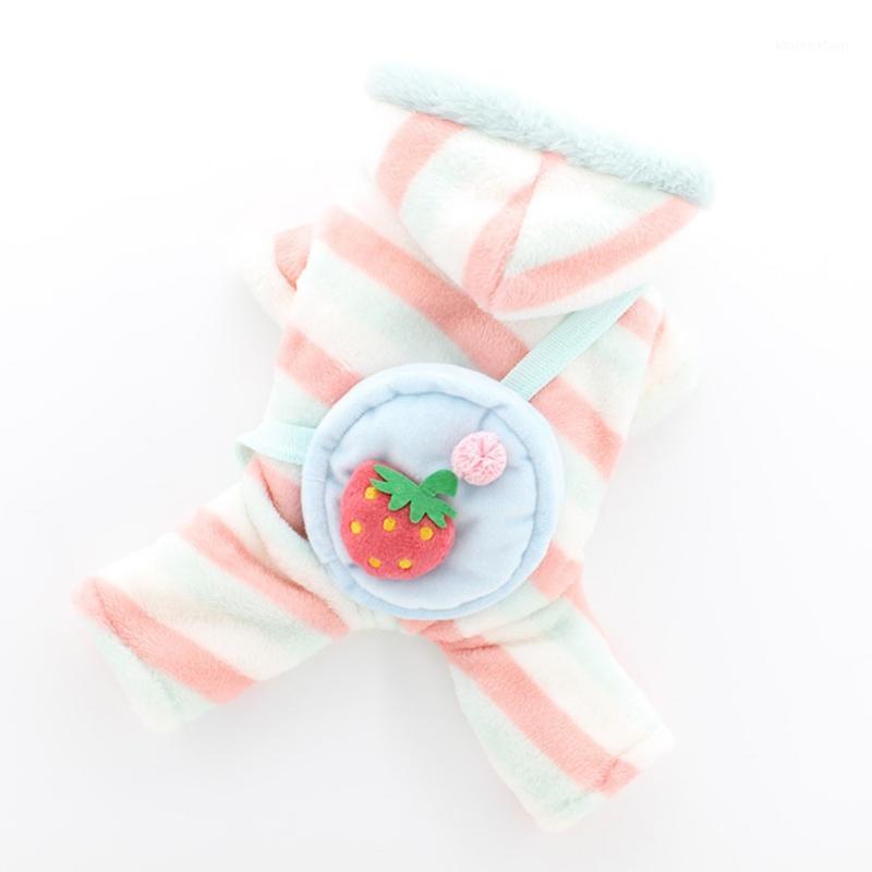Winter Warm Jumpsuit for Dogs Strawberry Backpack Stripe Dog Clothes S M L XL1, As pic
Winter Warm Jumpsuit for Dogs Strawberry Backpack Stripe Dog Clothes S M L XL1, As pic