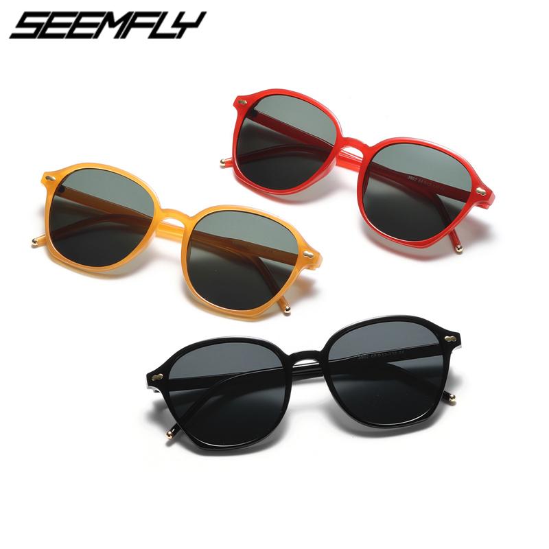Seemfly Classic Vintage Sunglasses Women 2021 Luxury Fashion Rivet Sun Glasses Unisex Eyewear Goggle 100% UV Protection Shades
Seemfly Classic Vintage Sunglasses Women 2021 Luxury Fashion Rivet Sun Glasses Unisex Eyewear Goggle 100% UV Protection Shades