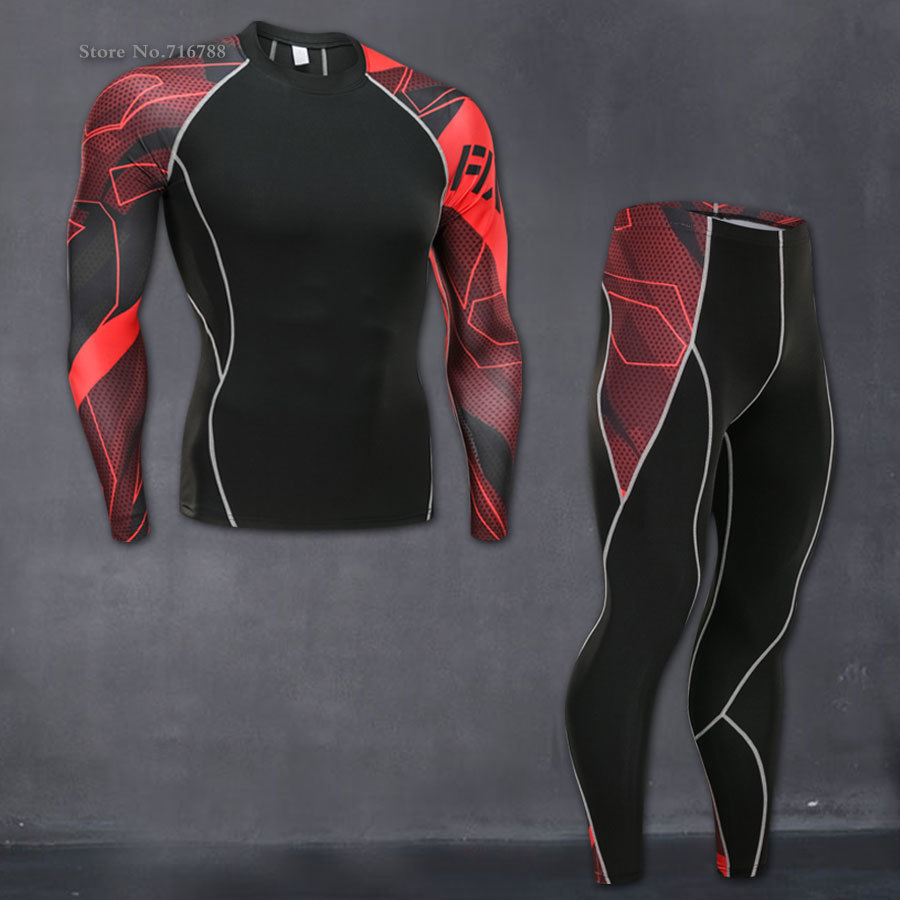 Thermal Underwear For Men Male Thermo Clothes Long Johns Thermal Tights Winter Long Compression Underwear Quick Dry 201023