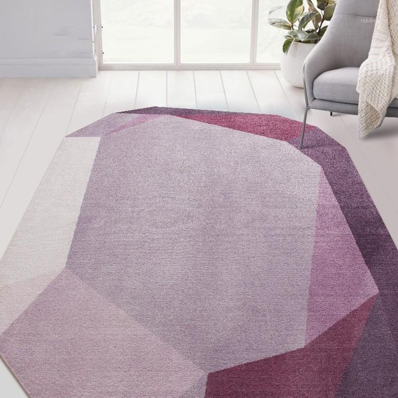 Unique diamond shaped geometric living room carpet, Nordic big size decoration area rug RX1, Purple
Unique diamond shaped geometric living room carpet, Nordic big size decoration area rug RX1, Purple