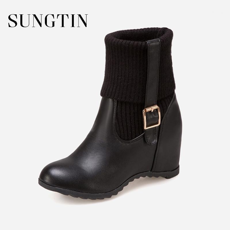 Sungtin Winter New Women Solid Black Ankle Woman Fashion Casual Round Toe Shoes Knitted Boot Leg Ladies Handmade Boots Plus Size1, Beige
Sungtin Winter New Women Solid Black Ankle Woman Fashion Casual Round Toe Shoes Knitted Boot Leg Ladies Handmade Boots Plus Size1, Beige