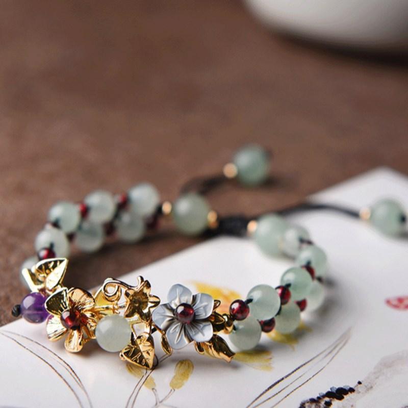 Trendy Cute Shell Gold Color Flowers Charms Bracelet Double Layer Beads Chain Bangle Emo Ethnic Jewelry Gift Women Girls Pulsera
Trendy Cute Shell Gold Color Flowers Charms Bracelet Double Layer Beads Chain Bangle Emo Ethnic Jewelry Gift Women Girls Pulsera