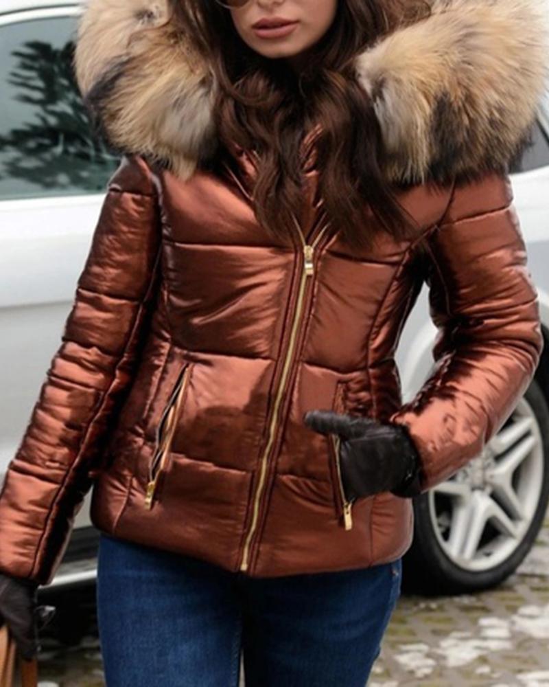 Cotton Padded Jacket Parkas Female Women Winter Coat Thickening Cotton Winter Jacket Womens Black Faux Fur Outwear Silm 201029