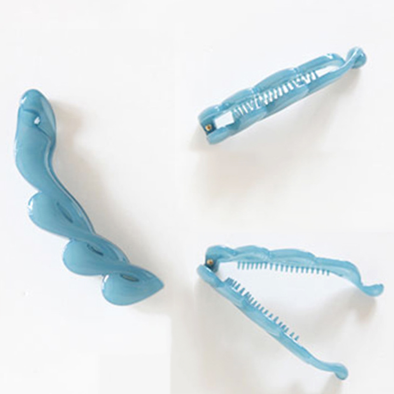 Acrylic Large Banana Clip Girls Hair Clips Simple Wild Hairs Accessories Adult Headwear Fashion Vertical Clipss Grabbing WH0530
