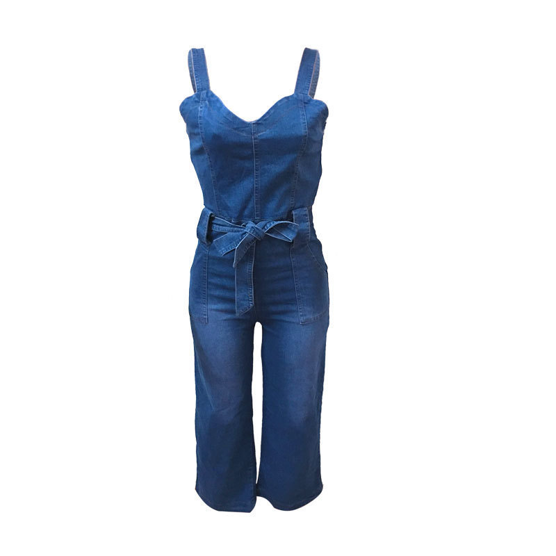 Lguc.H Unique Denim Jumper Overalls Women Jumpsuit High Waist Baggy Jeans Woman Loose Casual Pants Women Vaqueros Mujer XL 201105