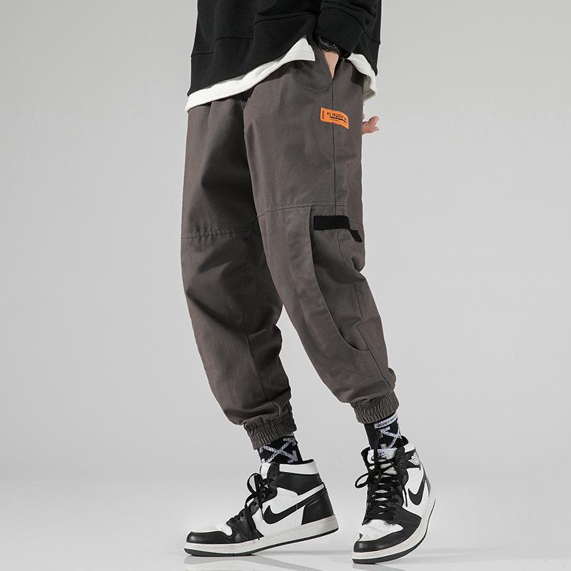 Autumn men's harem overalls cotton 100% casual loose hip-hop trousers stitching Korean streetwear 2020 elastic waist men's pants, Black
Autumn men's harem overalls cotton 100% casual loose hip-hop trousers stitching Korean streetwear 2020 elastic waist men's pants, Black
