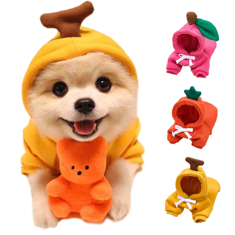 Warm Dog Winter Clothes Cute Fruit Dog Coat Hoodies Fleece Pet Dogs Costume Jacket for French Bulldog Chihuahua Ropa Para Perro, Yellow
Warm Dog Winter Clothes Cute Fruit Dog Coat Hoodies Fleece Pet Dogs Costume Jacket for French Bulldog Chihuahua Ropa Para Perro, Yellow