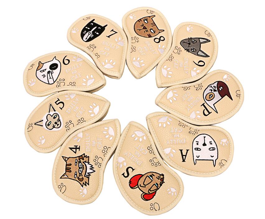 New golf iron set, cue cap set, cartoon lazy hat protective sleeve, 9 pcs/set of four colors, OEM customized high quality 01
New golf iron set, cue cap set, cartoon lazy hat protective sleeve, 9 pcs/set of four colors, OEM customized high quality 01