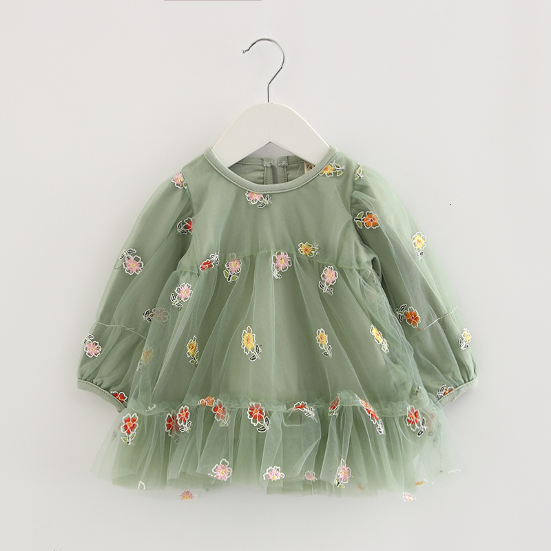 2021 New Baby Girls A-line Lantern Sleeve Flowers Appliques Lace Tulle Party Princess Infant Toddler Kids Clothing 0-2y 986o, Green
2021 New Baby Girls A-line Lantern Sleeve Flowers Appliques Lace Tulle Party Princess Infant Toddler Kids Clothing 0-2y 986o, Green