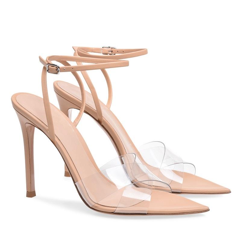 Summer new pointed cross straps stiletto high-heeled party dress women's sandals large size transparent sexy strappy sandals, Black
Summer new pointed cross straps stiletto high-heeled party dress women's sandals large size transparent sexy strappy sandals, Black