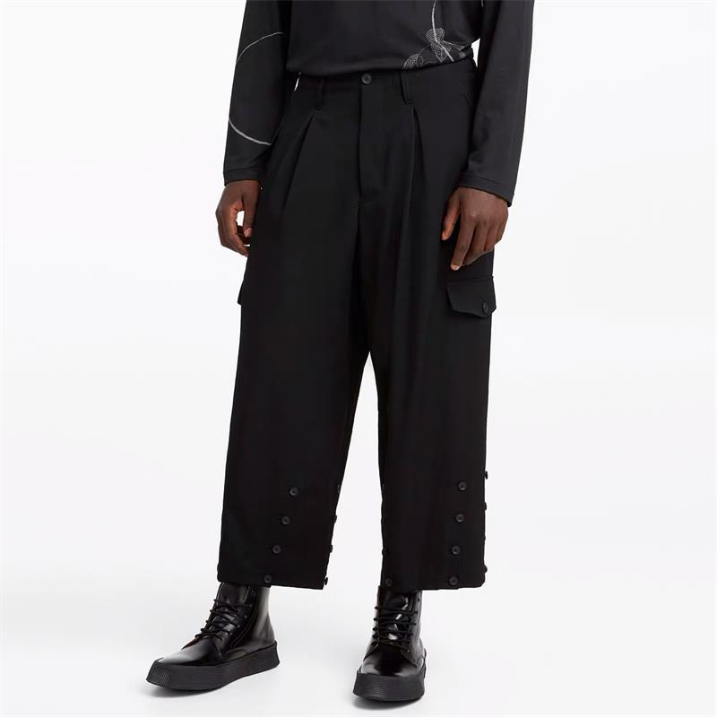 Multi-breasted trousers, multifunctional straight-leg pants, adjustable boots, Black
Multi-breasted trousers, multifunctional straight-leg pants, adjustable boots, Black