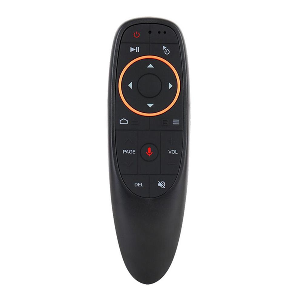 G10G10S Voice Remote Control Air Mouse with USB 24GHz Wireless 6 Axis Gyroscope Microphone IR Remote Controls For Android tv Box