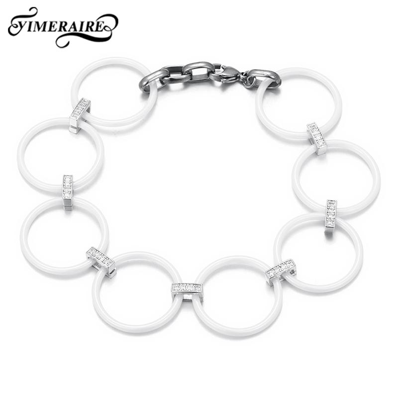 Charm Bracelets Fashion Ceramic Bracelet Round With Crystal Zircon White Blue Health Trend Jewelry For Men Women Anniversary Party Gifts
Charm Bracelets Fashion Ceramic Bracelet Round With Crystal Zircon White Blue Health Trend Jewelry For Men Women Anniversary Party Gifts