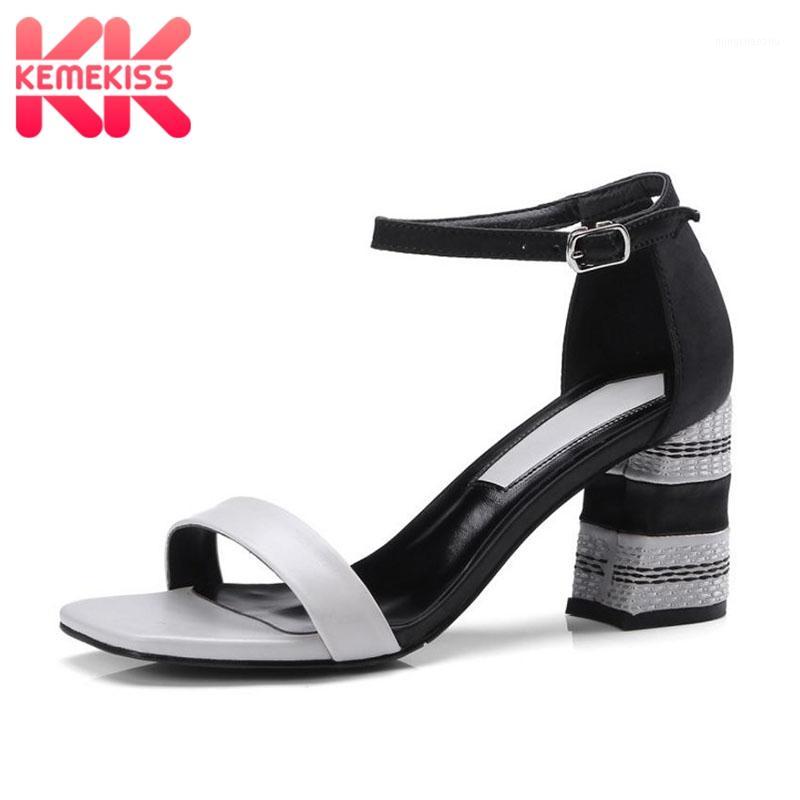 KemeKiss Genuine Leather Sandals Women Ankle Buckle High Heels Shoes High Quality Office Daily Women Footwear Size 34-421, Black
KemeKiss Genuine Leather Sandals Women Ankle Buckle High Heels Shoes High Quality Office Daily Women Footwear Size 34-421, Black