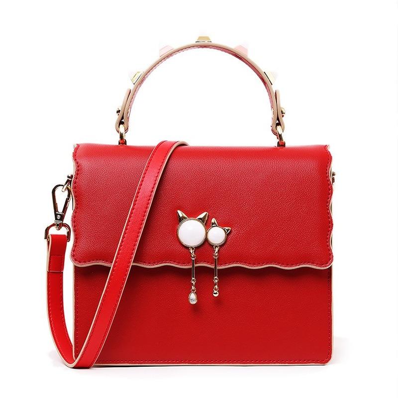 Kitten Bags Women's 2021 New Leaning Satchel Leather Bags Women's Fashion Single Shoulder Women, Black
Kitten Bags Women's 2021 New Leaning Satchel Leather Bags Women's Fashion Single Shoulder Women, Black