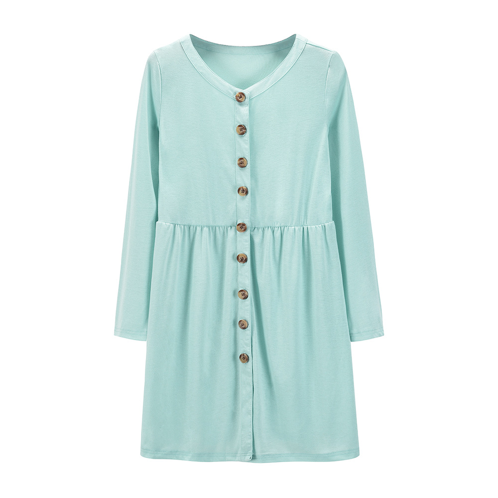 Knitted long-sleeved cardigan for fall/winter 2021 new style V-neck casual single-breasted long-sleeved top sweater