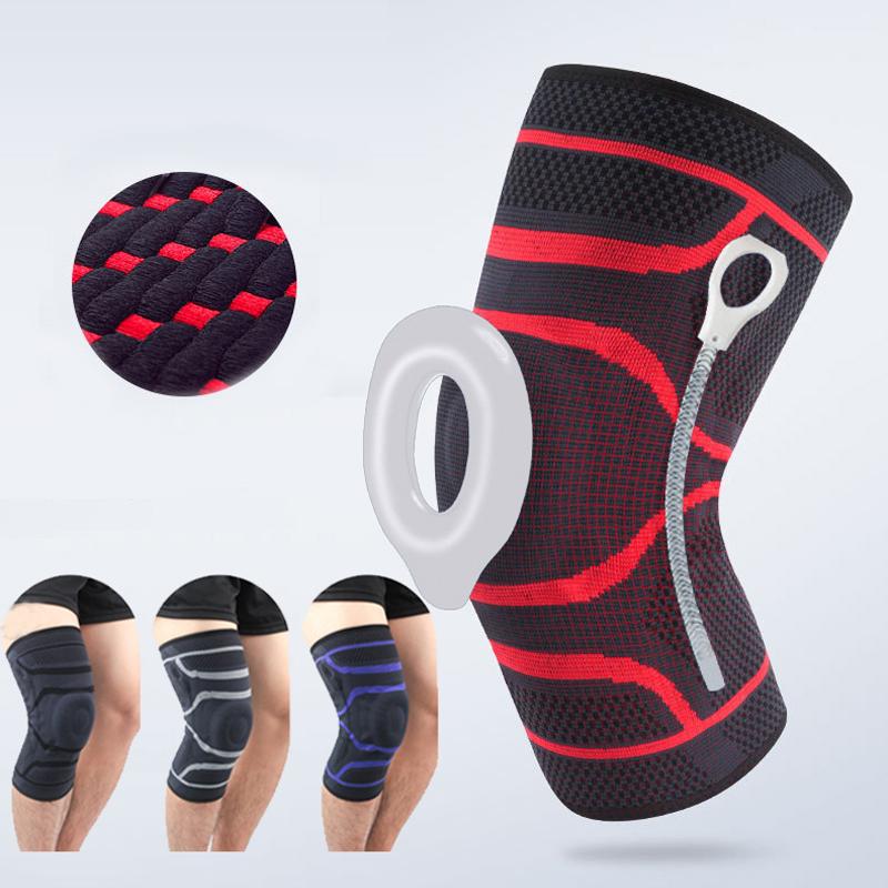 1 PC Sports Safety Knee Pads Brace Support Basketball Runningl Patella Gym Protection Silicone Spring Kneepads Absorber, Black
1 PC Sports Safety Knee Pads Brace Support Basketball Runningl Patella Gym Protection Silicone Spring Kneepads Absorber, Black