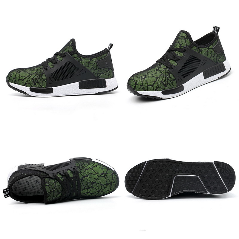 vertvie Steel Toe Work Safety Shoes Men Puncture Proof Lightweight Sport Non-Slip Casual Shoes Breathable Protection Footwear Y200801