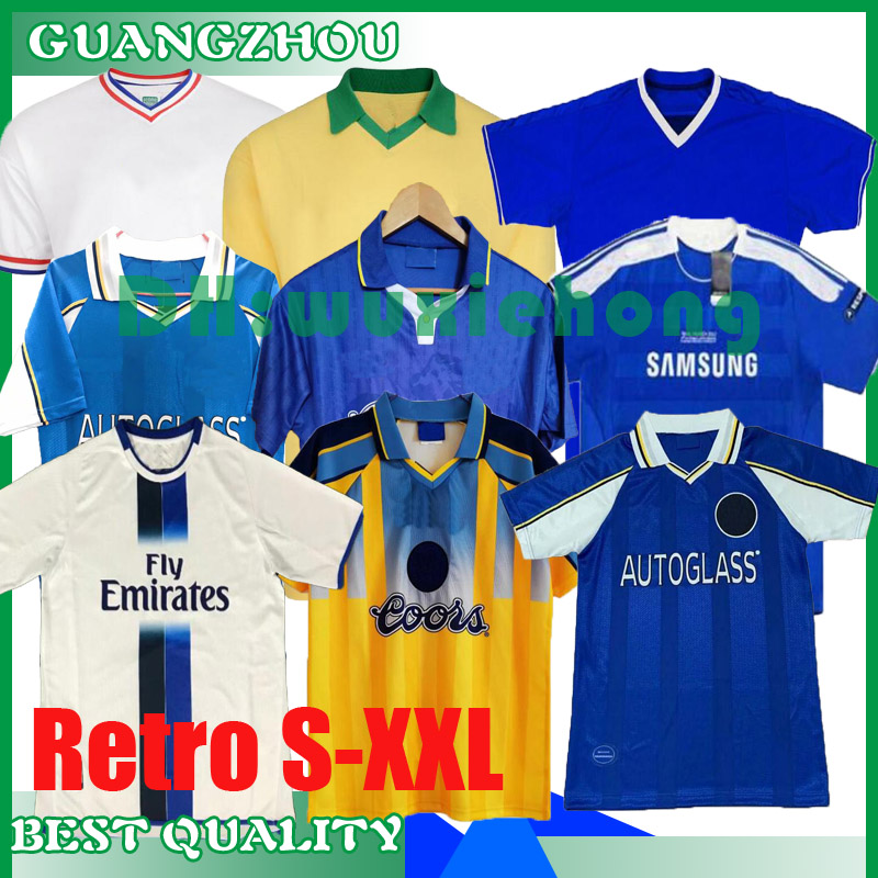 80 82 11 12 03 05 98 Retro soccer jersey Hazard Robson Bumstead home away football shirt Vintage Maillot Camiseta antique Collection -XXL, 03-05 home
80 82 11 12 03 05 98 Retro soccer jersey Hazard Robson Bumstead home away football shirt Vintage Maillot Camiseta antique Collection -XXL, 03-05 home