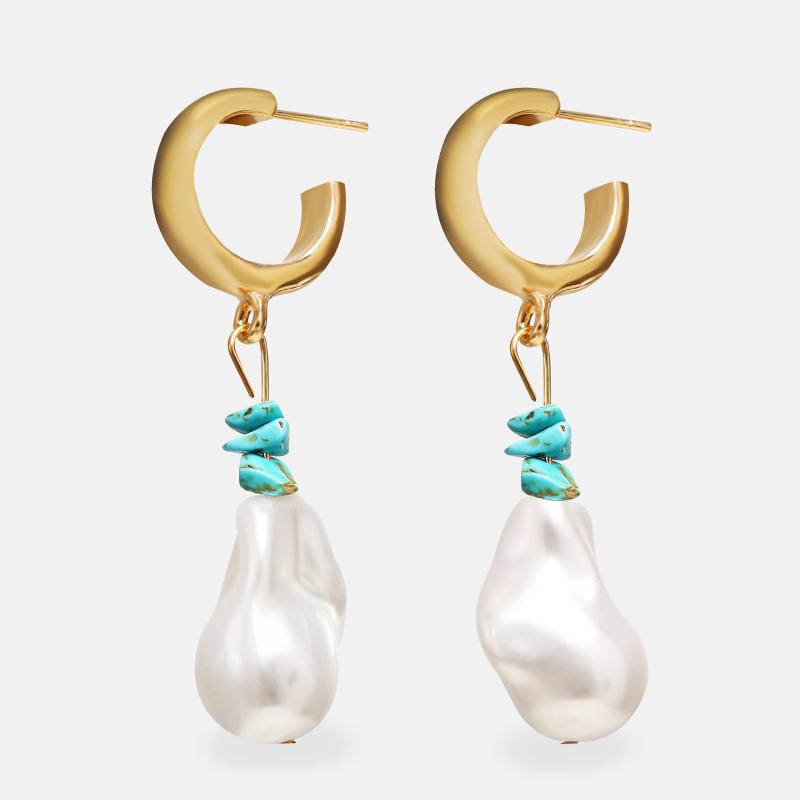 Irregular Stone Earrings Golden Plated Drop Earrings Women Fashion Pearl Dangle Party Long Vintage Jewelry
Irregular Stone Earrings Golden Plated Drop Earrings Women Fashion Pearl Dangle Party Long Vintage Jewelry