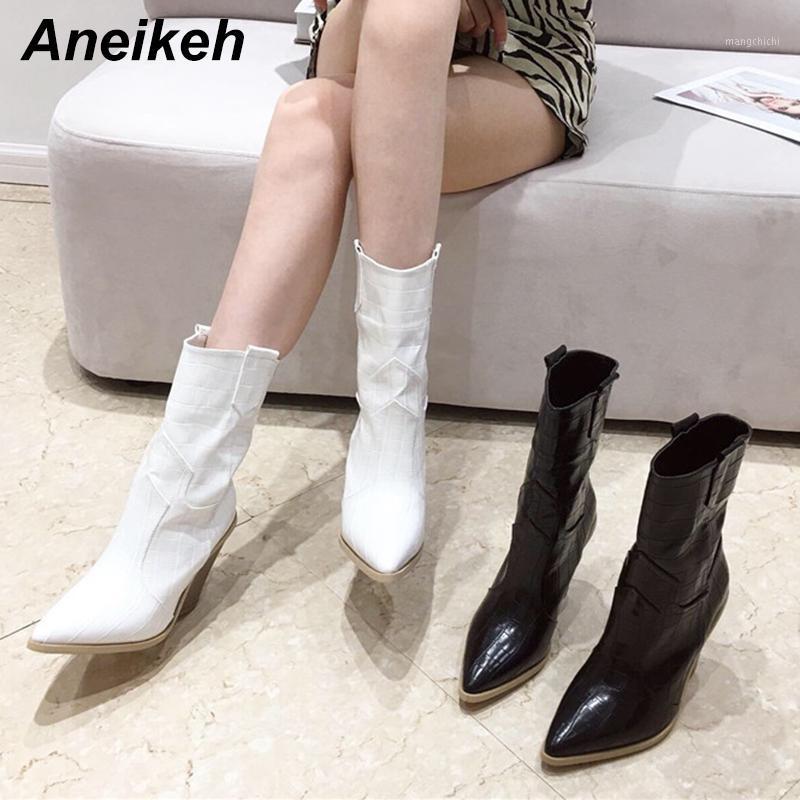 Aneikeh 2020 Spring Fashion Western Boots Women Shoes Mid-Calf Basic PU Mature Rome Wedges Slip-On Party Pointed Toe Size 35-411, Black
Aneikeh 2020 Spring Fashion Western Boots Women Shoes Mid-Calf Basic PU Mature Rome Wedges Slip-On Party Pointed Toe Size 35-411, Black