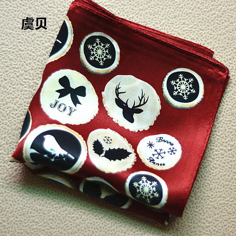natural silk scarf women wine red printed elk snowflake hijab lady scarves 50cm small square bandana wrap christmas gift child
natural silk scarf women wine red printed elk snowflake hijab lady scarves 50cm small square bandana wrap christmas gift child