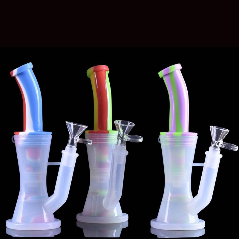 8.5 inches silicone water pipes Hookahs Double-filter Food grade portable tobacco pipe hookah smoking bong rubber tool
8.5 inches silicone water pipes Hookahs Double-filter Food grade portable tobacco pipe hookah smoking bong rubber tool