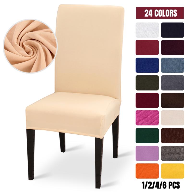 1/2/4/6PCS Solid Color Chair Cover Spandex Stretch Elastic Chair Covers Slipcovers For Dining Room Banquet Hotel Kitchen Wedding
1/2/4/6PCS Solid Color Chair Cover Spandex Stretch Elastic Chair Covers Slipcovers For Dining Room Banquet Hotel Kitchen Wedding