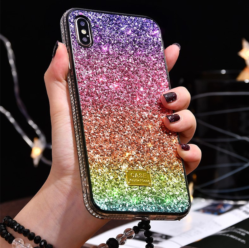 New Gradient Glitter Premium Rhinestone Case Luxury Designer Women Defender Phone Case For iPhone 12 11 Pro Xr Xs Max 6 7 8 Plus For Samsung, Gold
New Gradient Glitter Premium Rhinestone Case Luxury Designer Women Defender Phone Case For iPhone 12 11 Pro Xr Xs Max 6 7 8 Plus For Samsung, Gold