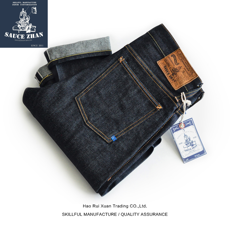 SauceZhan 310XX-JP Okayama Fabric Selvedge Raw Denim Unwashed Blue Japan Men Slim Fit Jeans 201128
SauceZhan 310XX-JP Okayama Fabric Selvedge Raw Denim Unwashed Blue Japan Men Slim Fit Jeans 201128