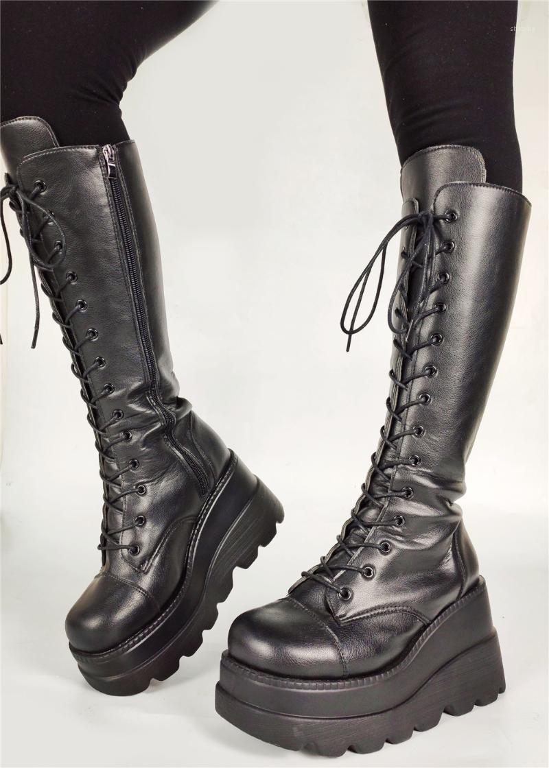 Big Size 35-43 New Fashion women's High Platform Boots Zip Shoelace Shoes Woman Casual Party Female Wedges High Heels Boots1, Black
Big Size 35-43 New Fashion women's High Platform Boots Zip Shoelace Shoes Woman Casual Party Female Wedges High Heels Boots1, Black
