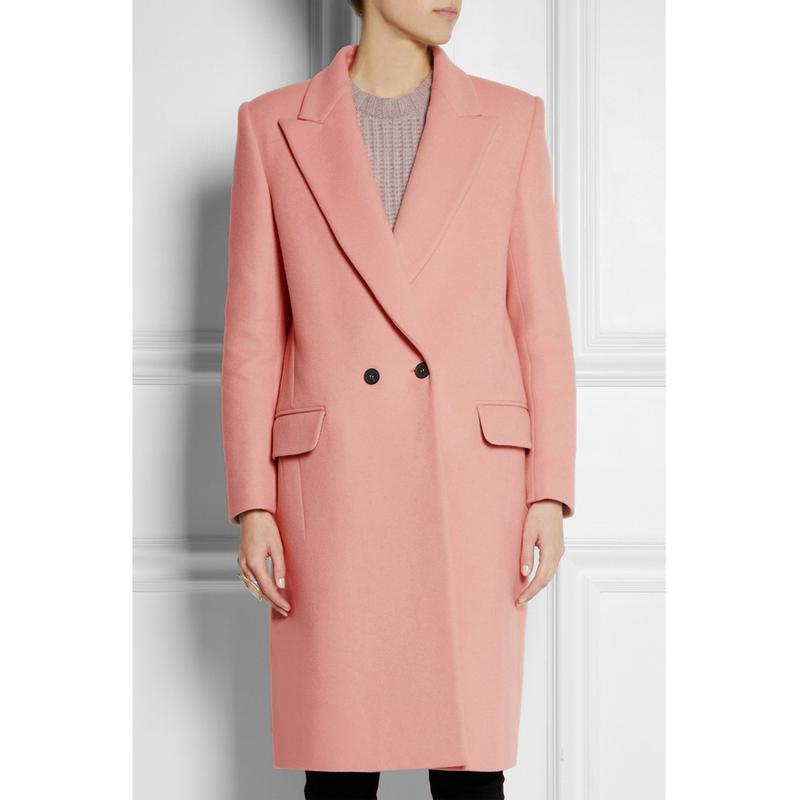 Savabien Autumn Winter Elegant Overcoat Women Pink Double Breasted Woolen Coat Loose Fashion Blazer Long Wool Trench Coat Jacket, Watermelon red 
Savabien Autumn Winter Elegant Overcoat Women Pink Double Breasted Woolen Coat Loose Fashion Blazer Long Wool Trench Coat Jacket, Watermelon red