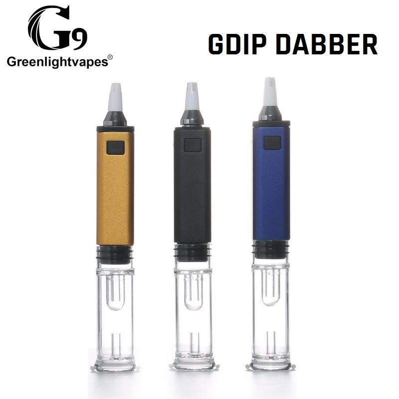 Authentic G9 Greenlightvapes Gdip Dabber Portable Mini Dab Rig 1000mAh ENail Collector Straw with Glass Bubbler Water Pipe, Black
Authentic G9 Greenlightvapes Gdip Dabber Portable Mini Dab Rig 1000mAh ENail Collector Straw with Glass Bubbler Water Pipe, Black