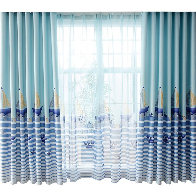 New Modern Curtains for Living Dining Room Bedroom Simple Cartoon Children's Room Bedroom Curtain Finished Product Customization1, Blue tulle
New Modern Curtains for Living Dining Room Bedroom Simple Cartoon Children's Room Bedroom Curtain Finished Product Customization1, Blue tulle