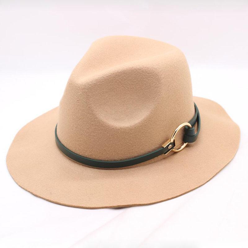 Fashion Women Wool Felt Trilby Fedora Hat with Leather Belt Winter Autumn Lady Wide Brim Sombreros Jazz Cap Top1, Red
Fashion Women Wool Felt Trilby Fedora Hat with Leather Belt Winter Autumn Lady Wide Brim Sombreros Jazz Cap Top1, Red