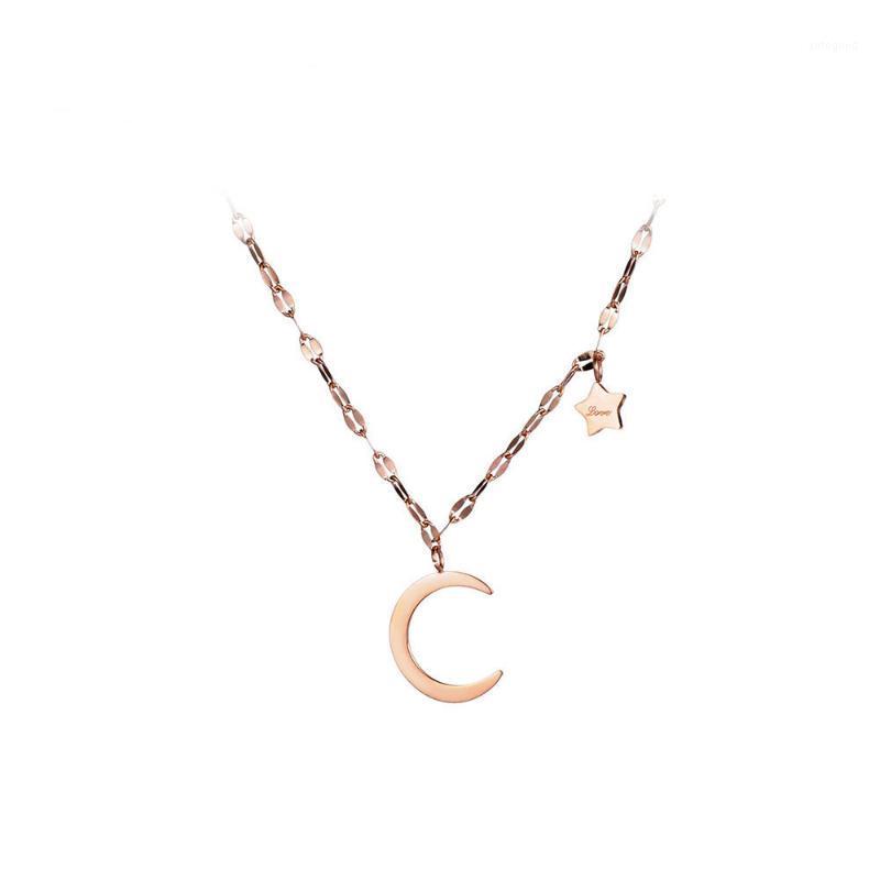 Chokers Classic Titanium Steel Moon & Stars Choker Pendant Neckalces Jewelry Lovely Chains Necklace For Women Kolye N170411
Chokers Classic Titanium Steel Moon & Stars Choker Pendant Neckalces Jewelry Lovely Chains Necklace For Women Kolye N170411