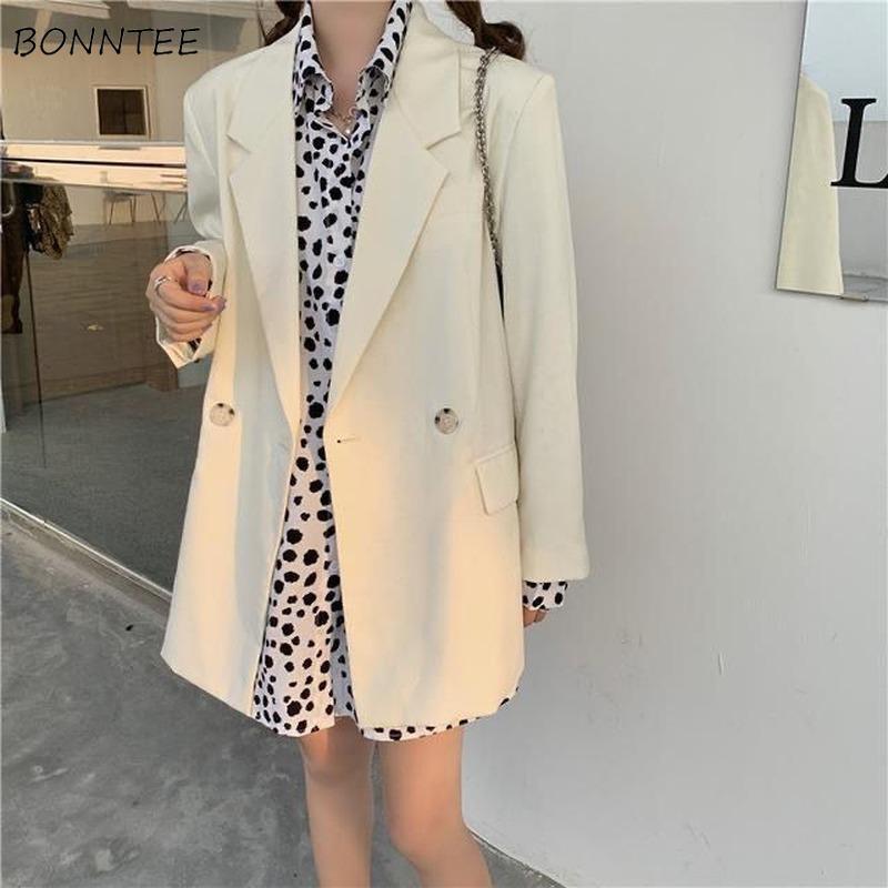 Blazers Women White Solid Korean Preppy Style Loose Slim All-match High Street Elegant Stylish Chic Harajuku Ladies Comfortable
Blazers Women White Solid Korean Preppy Style Loose Slim All-match High Street Elegant Stylish Chic Harajuku Ladies Comfortable