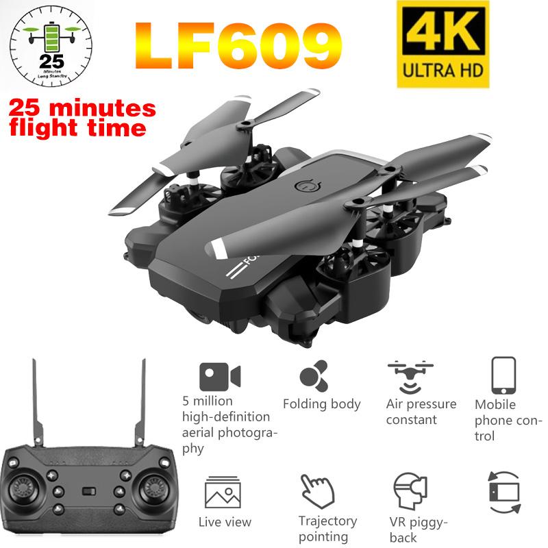 Upgraded LF609 Drone 4K with HD Camera WIFI 1080P Dual Camera Follow Me Quadcopter FPV Professional Drone Long Battery Life dron
Upgraded LF609 Drone 4K with HD Camera WIFI 1080P Dual Camera Follow Me Quadcopter FPV Professional Drone Long Battery Life dron