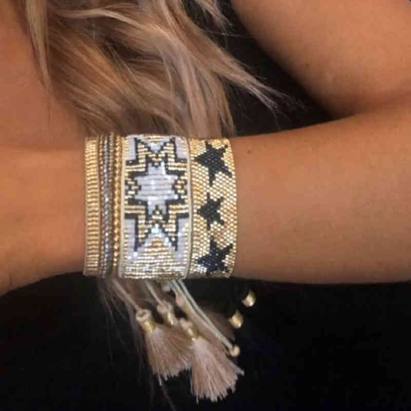 Go2boho Miyuki Bracelet Women Jewelry Star Pulseras Femme Handmade Beads Beaded Jewellery Wrap Bracelets Mexican Style