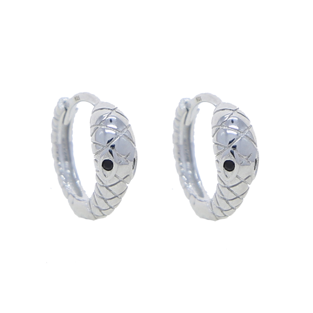 New arrival 100% 925 Sterling Silver Mini Hoops Gold Plated Cute Lovely Snake Shaped Multi Piercing Tiny Small Hoop Earring