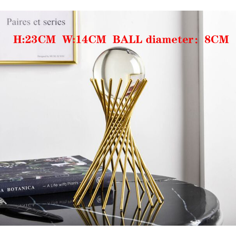 Modern Simple Light Luxury Crystal Ball Ornament Creative Home Decoration Model Living Room Porch Geomantic Ball Ornament
Modern Simple Light Luxury Crystal Ball Ornament Creative Home Decoration Model Living Room Porch Geomantic Ball Ornament