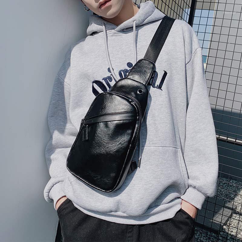 2020 New Style Fashion Chest Bag Simple Hide Substance Street Chest Bag Men's Small knapsack1, Black
2020 New Style Fashion Chest Bag Simple Hide Substance Street Chest Bag Men's Small knapsack1, Black