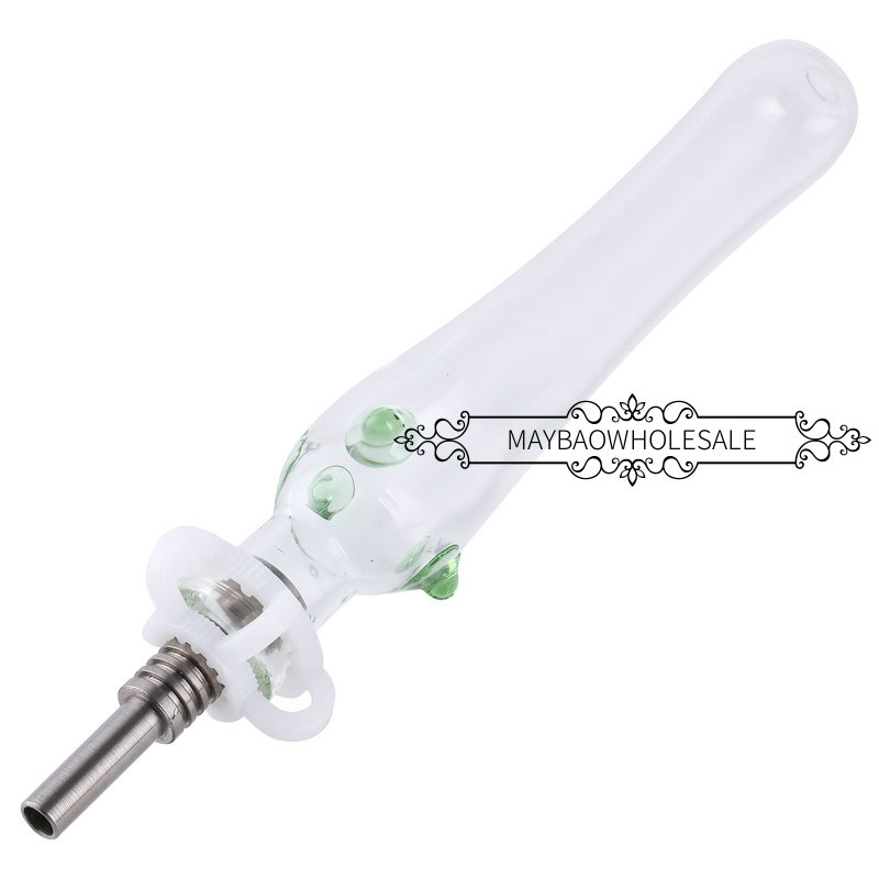 Glass Nector Necta Collector with 10mm Titanium Neil Tips Dab Straw Oil Rigs Nector Collector Kit Green Readymade Ready to Ship
Glass Nector Necta Collector with 10mm Titanium Neil Tips Dab Straw Oil Rigs Nector Collector Kit Green Readymade Ready to Ship