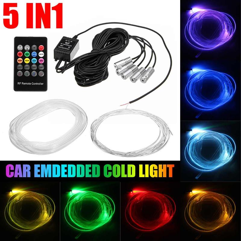 5 in1 LED Car Interior Atmosphere Strip Light 12V remote control Fiber Optic Neon Car LED RGB Light Strip Kit Accessories 
5 in1 LED Car Interior Atmosphere Strip Light 12V remote control Fiber Optic Neon Car LED RGB Light Strip Kit Accessories